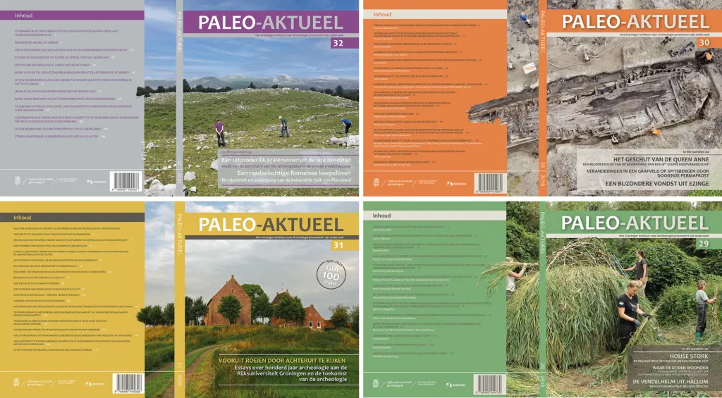 Opmaak en beeldredactie van een archeologisch magazine.